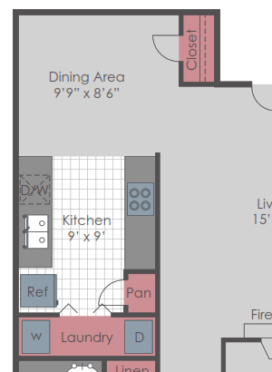 1 BED